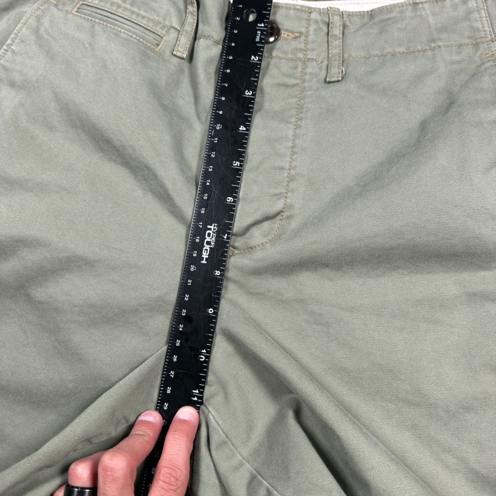 Wallace & Barnes Officer Chino Pant Mens 32x32 Sage Green Field Cotton Trousers - Picture 8 of 13